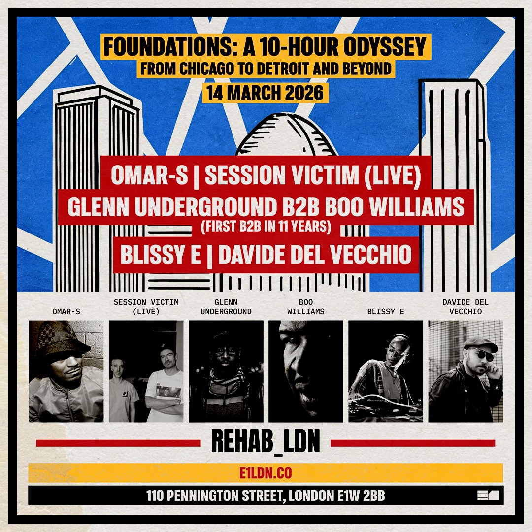 Omar-S, Session Victim (live), Glenn Underground & Boo Williams image