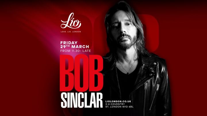 Cover for event: One Night with Bob Sinclar!