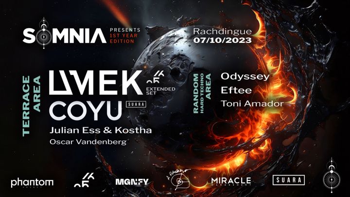 Cover for event: ONE YEAR OF SOMNIA WITH UMEK
