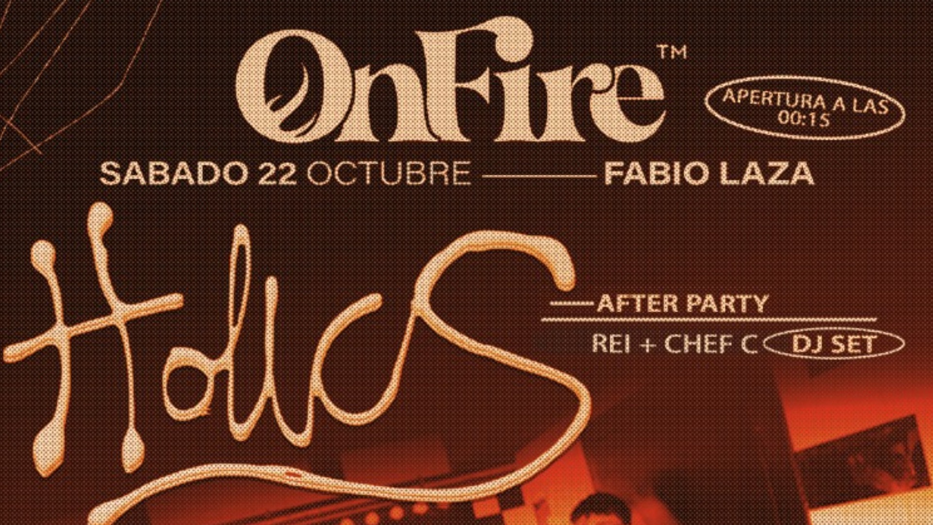 “ONFIRE / Holics Afterparty" Saturday 22th @ Viso Social Club image