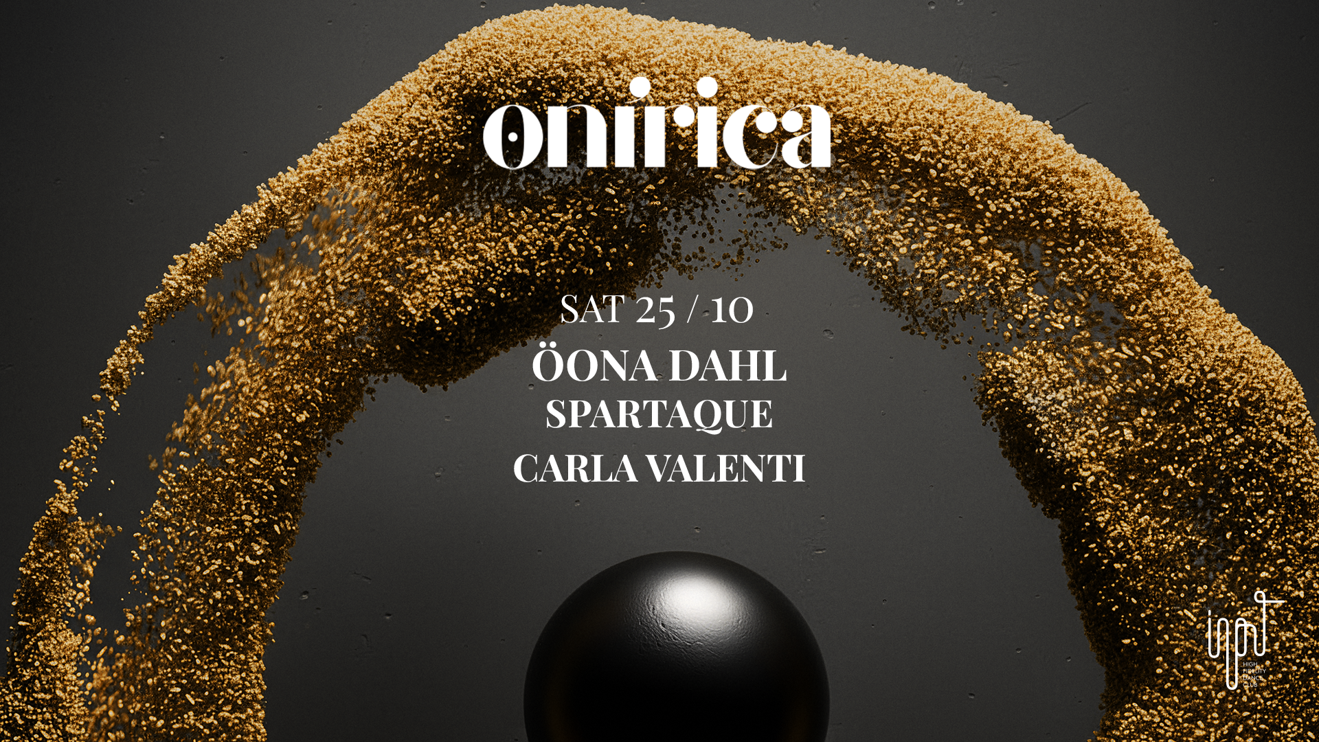 ONíRICA pres. ÖONA DAHL & SPARTAQUE  image