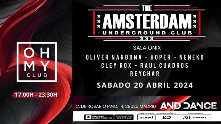 Cover for event: ONIX BY AMSTERDAM CLUB - TARDEO SALA ONIX @ OH MY CLUB
