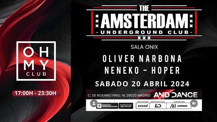 Cover for event: ONIX BY AMSTERDAM CLUB - TARDEO SALA ONIX @ OH MY CLUB