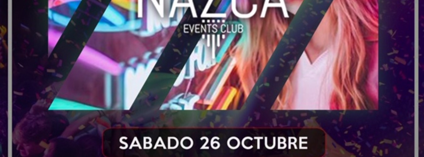 ONLY NAZCA sábado 26 octubre