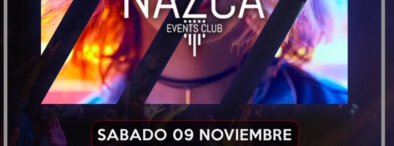 ONLY NAZCA sábado 9 noviembre