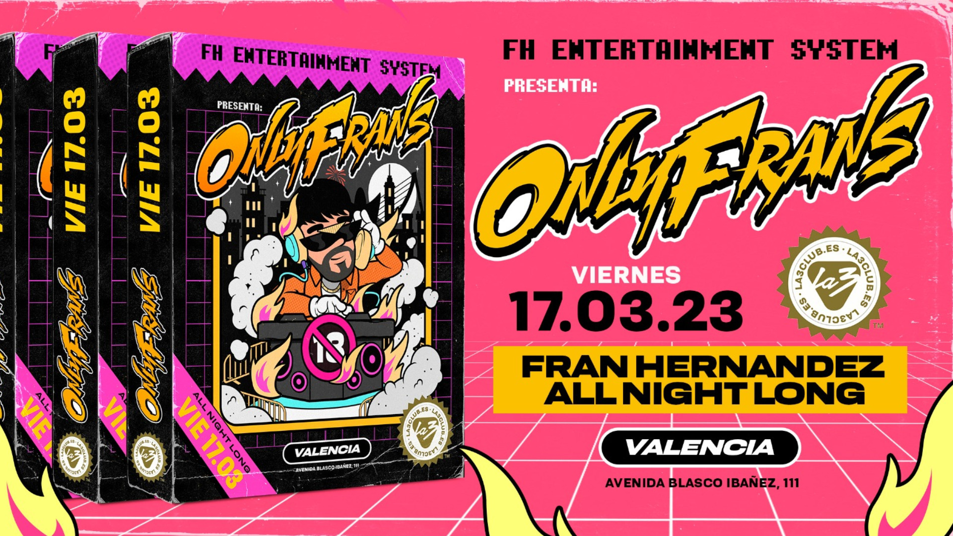 Friday 17 - Onlyfrans | Fran Hernandez All Night Long