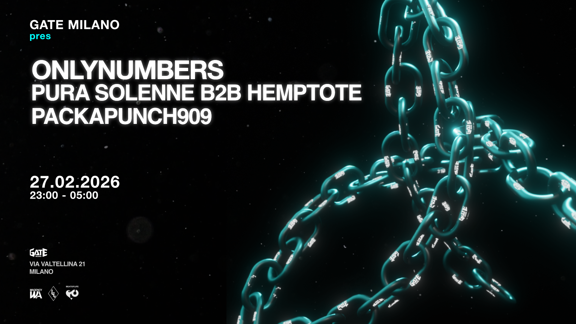 Onlynumbers, Pura Solenne b2b Hemptote, Packapunch909  image