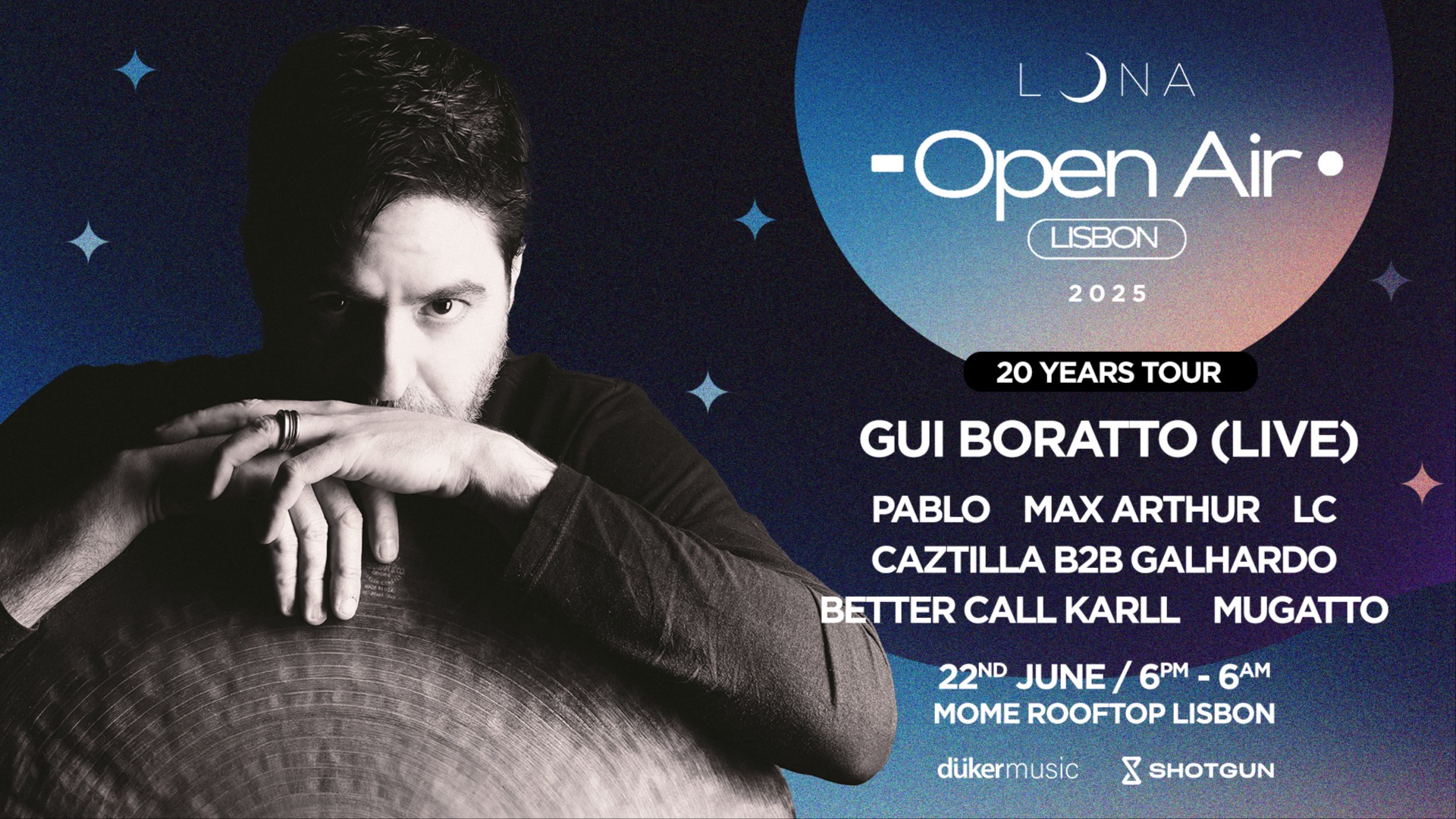 Open Air - Lisbon x Luna presents: Gui boratto (live) image