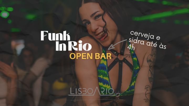 Cover for event: OPEN BAR (Beer & Cider) & Baile Funk 