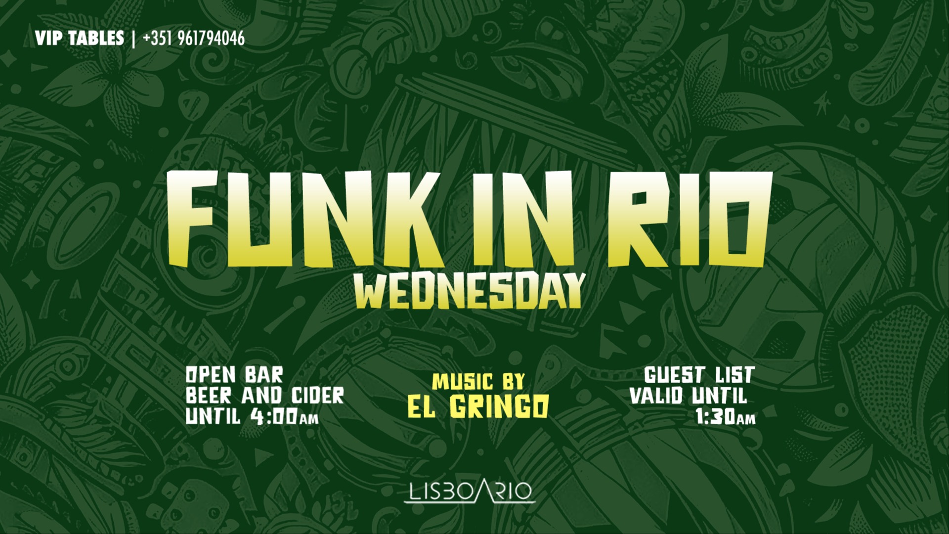 OPEN BAR (Beer & Cider) & Baile Funk 