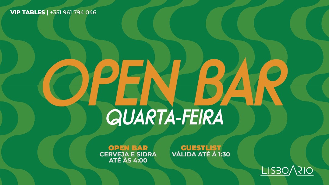OPEN BAR (Beer & Cider) & Baile Funk image