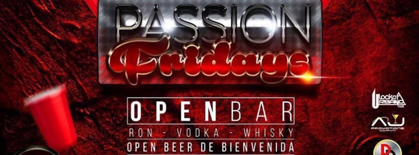 OPEN BAR Passion Fridays image