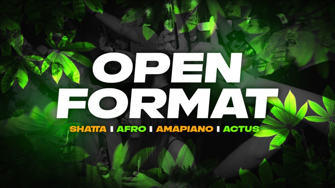Open Format - Mercredi-Eventplakat