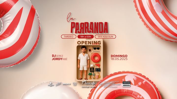 Cover for event: OPENING LA PARRANDA | DOMINGO 18 MAYO | TARDEO