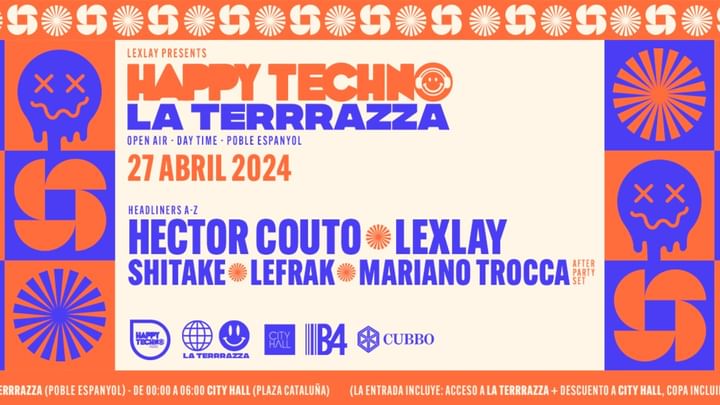 Cover for event: *SOLD OUT* [OPENING PARTY] HappyTechno Open Air / Daytime with Hector Couto, Lexlay, Shitake 