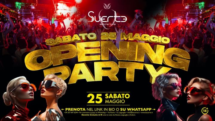 Cover for event: -Opening Party - La Suerte - 