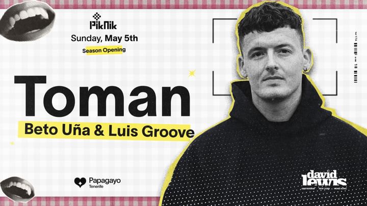 Cover for event: Opening Piknik · Sunday 5th May · Papagayo Tenerife