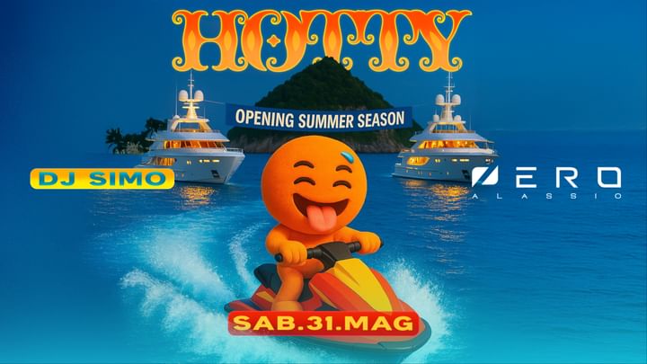 Cover for event: Opening Saturday w/ Hotty 31.05  | Zero Club Alassio