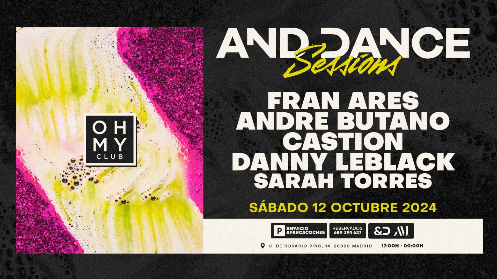 OPENING TARDEO AND DANCE SESSIONS @ OH MY CLUB (SESION DE TARDE) image