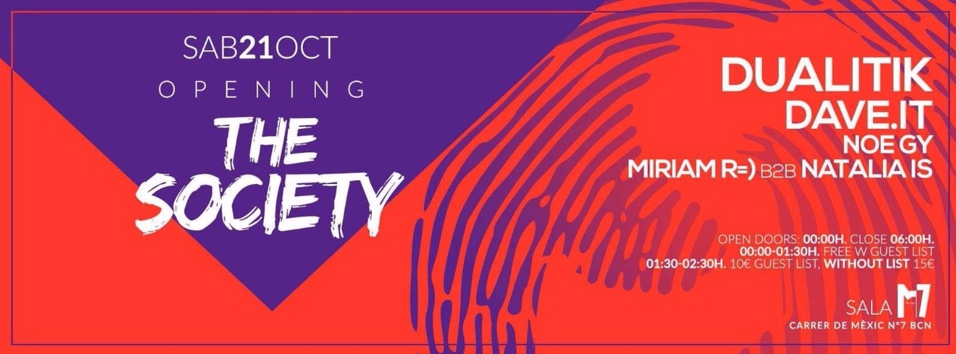 Opening The Society at M7 | Dualitik & Dave.It image