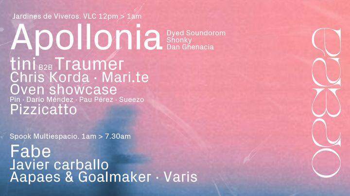Cover for event: Opera Valencia | Apollonia & tINI B2B Traumer and many more...