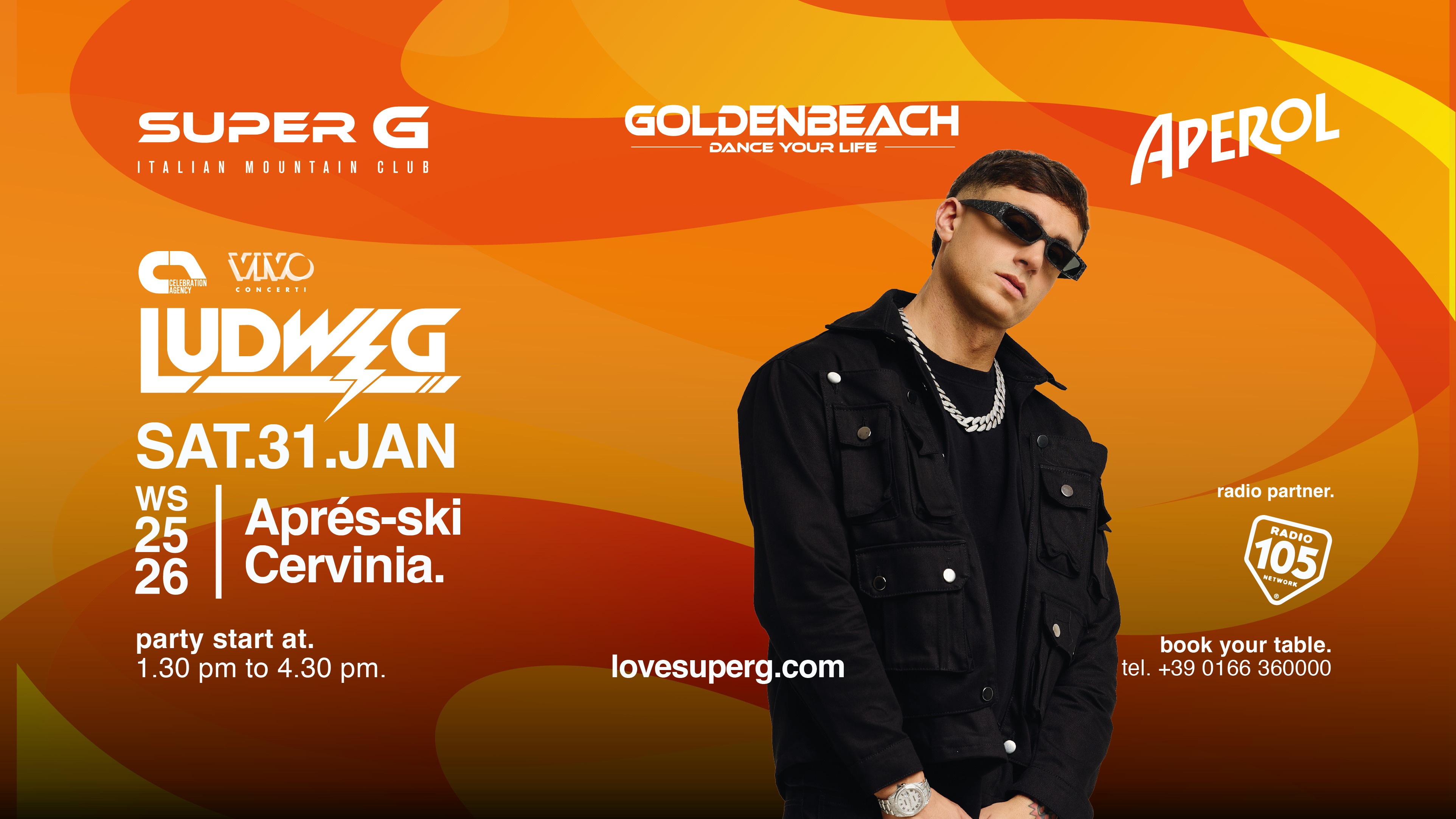 ORANGE WAVE presents LUDWIG @Super G image