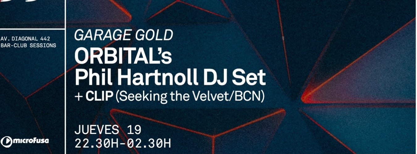 ORBITAL'S Phil Hartnoll Dj Set @ Garage442 image