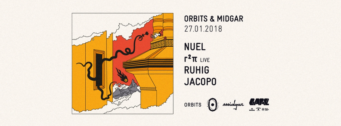 Orbits & Midgar w/ Nuel, r²π live, Ruhig, Jacopo image