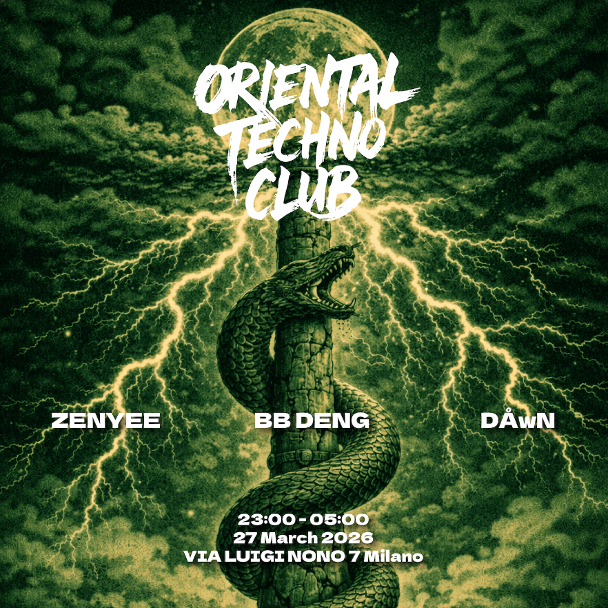 Oriental Techno Club - 東極玄音寺: BB Deng, Zenyee, DÅwN. Ticket on RA Guide image