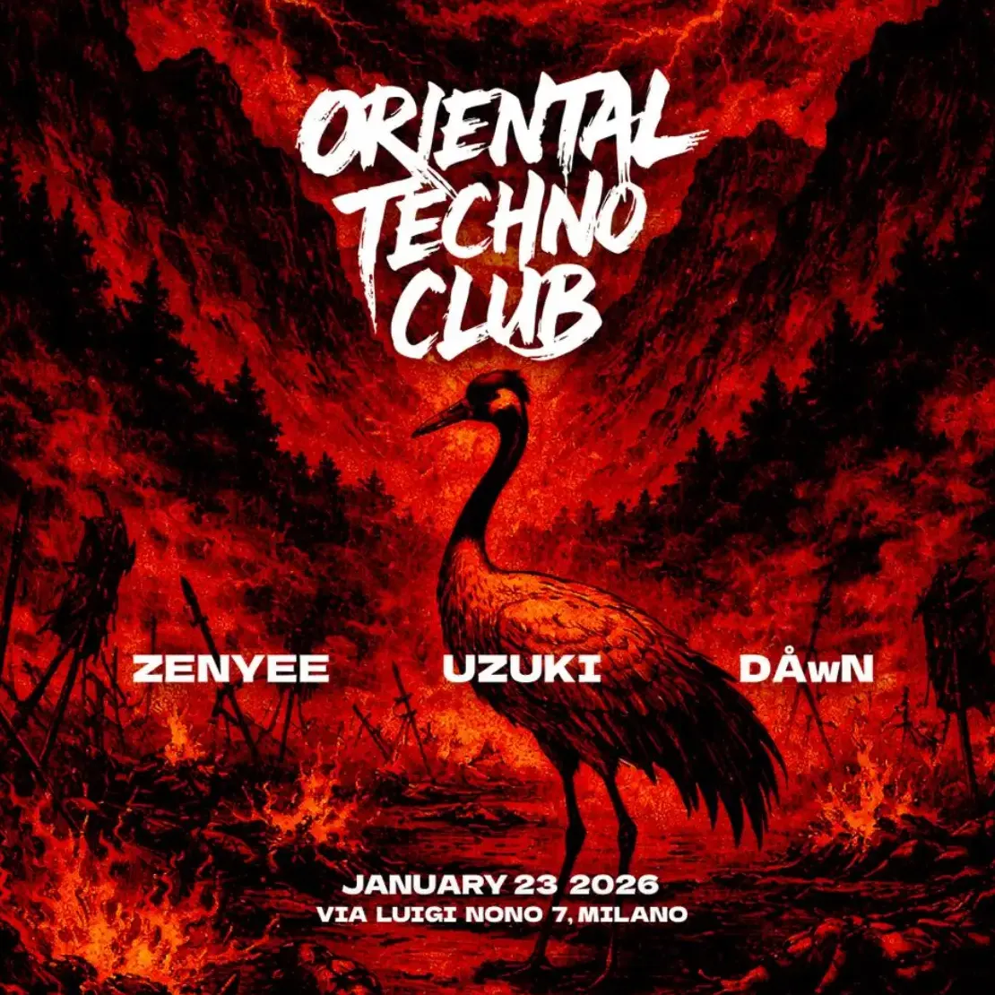 Oriental Techno Club - 東極玄音寺: Uzuki, Zenyee, DÅwN Tickets on RA Guide image