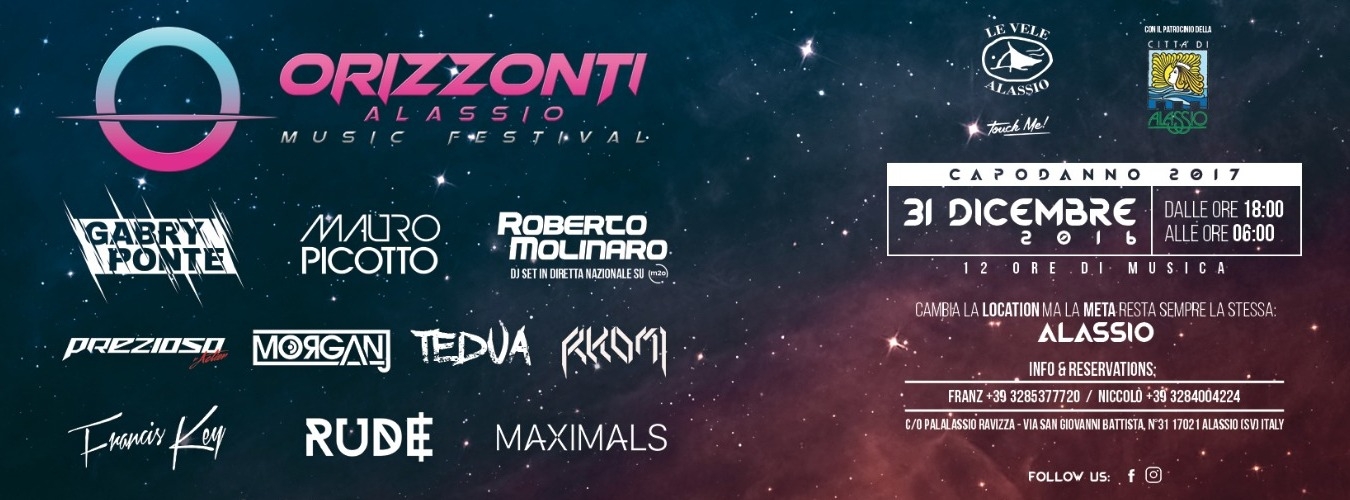 Orizzonti Alassio Music Festival - Capodanno 2017 image