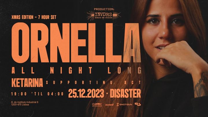 Cover for event: ORNELLA all night long @ Disaster