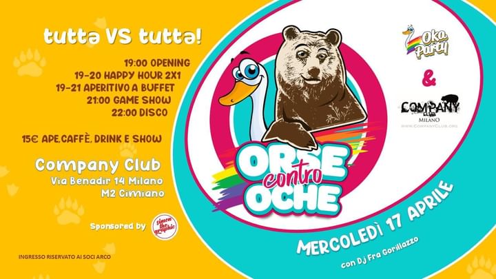 Cover for event: > ORSE contro OCHE <