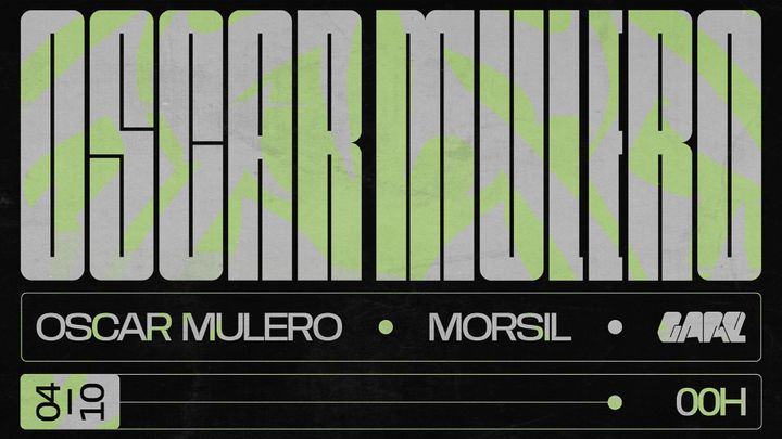 Cover for event: Oscar Mulero + Morsil