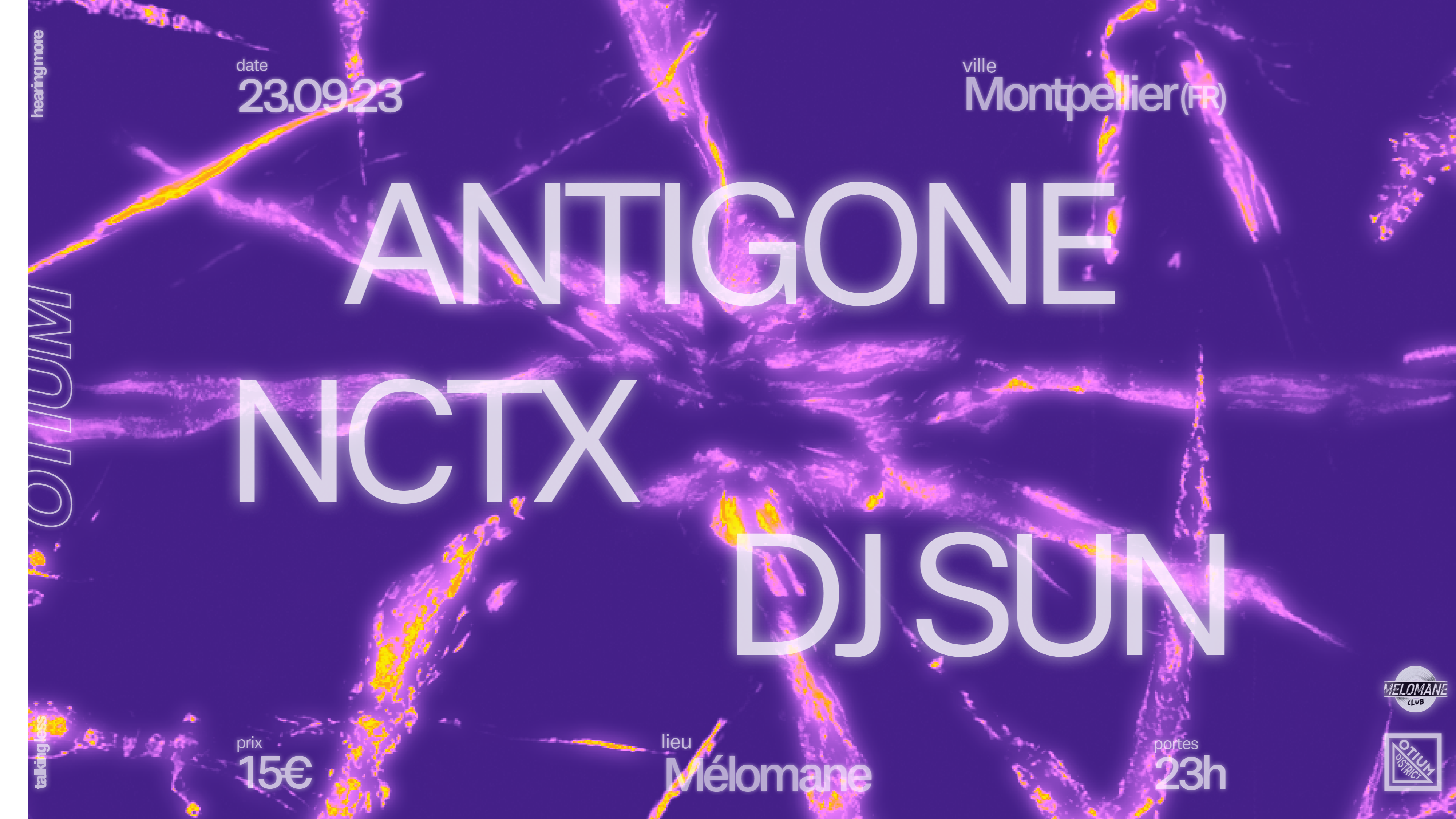 OTIUM w/ Antigone, NCTX, DJ SUN