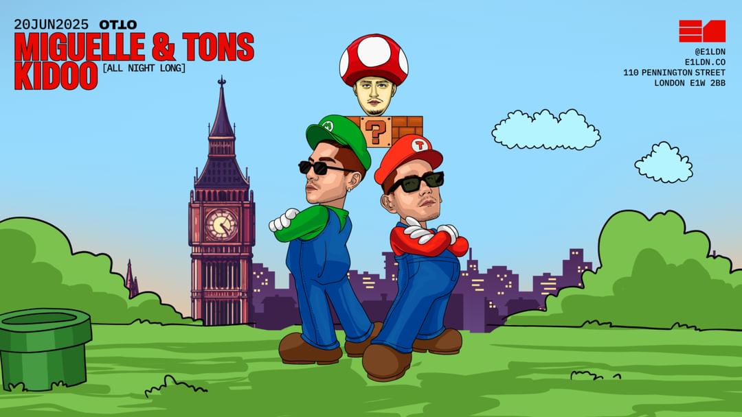 Capa do evento OTTO: Miguelle & TONS vs Kidoo (All Night Long)