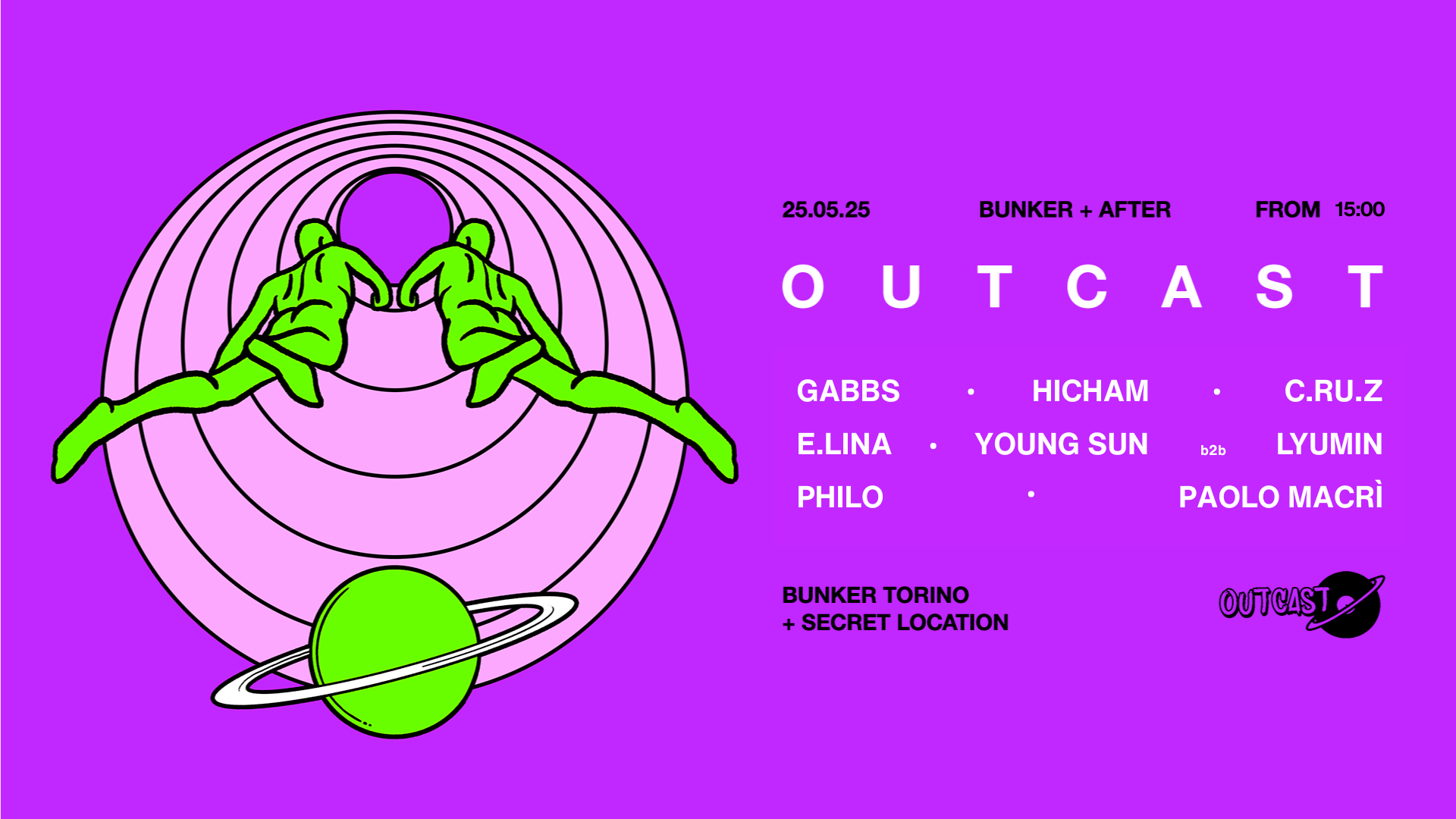 Outcast @ Bunker (OPEN AIR) + After  image