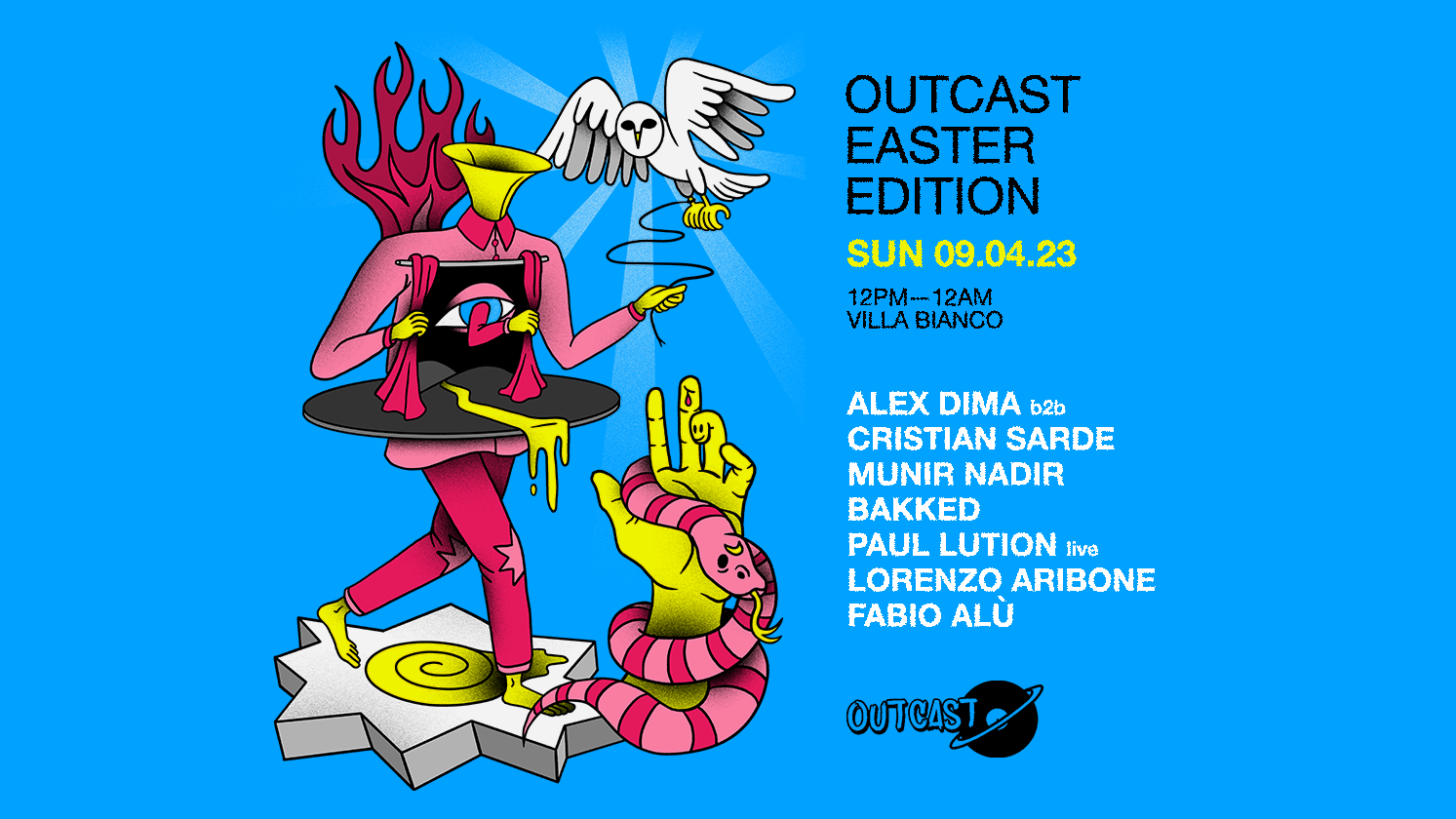 Outcast Easter Edition @ Villa Bianco image