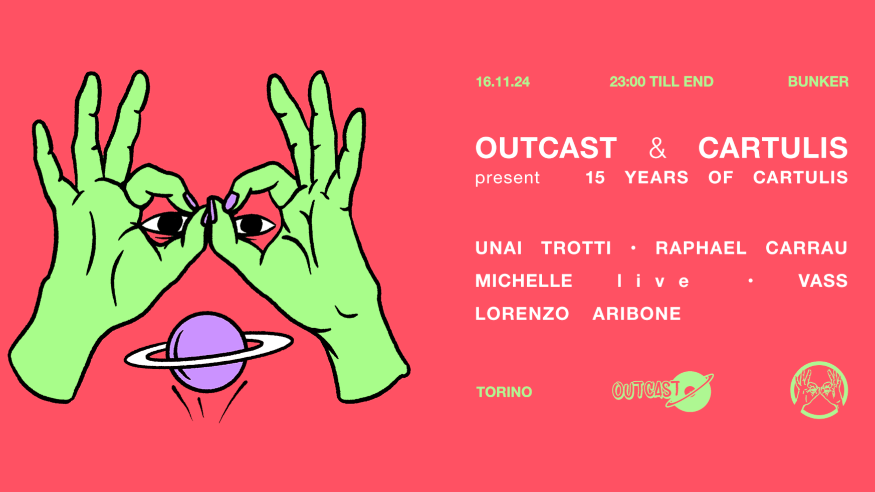 OUTCAST pres 15 YEARS OF CARTULIS image