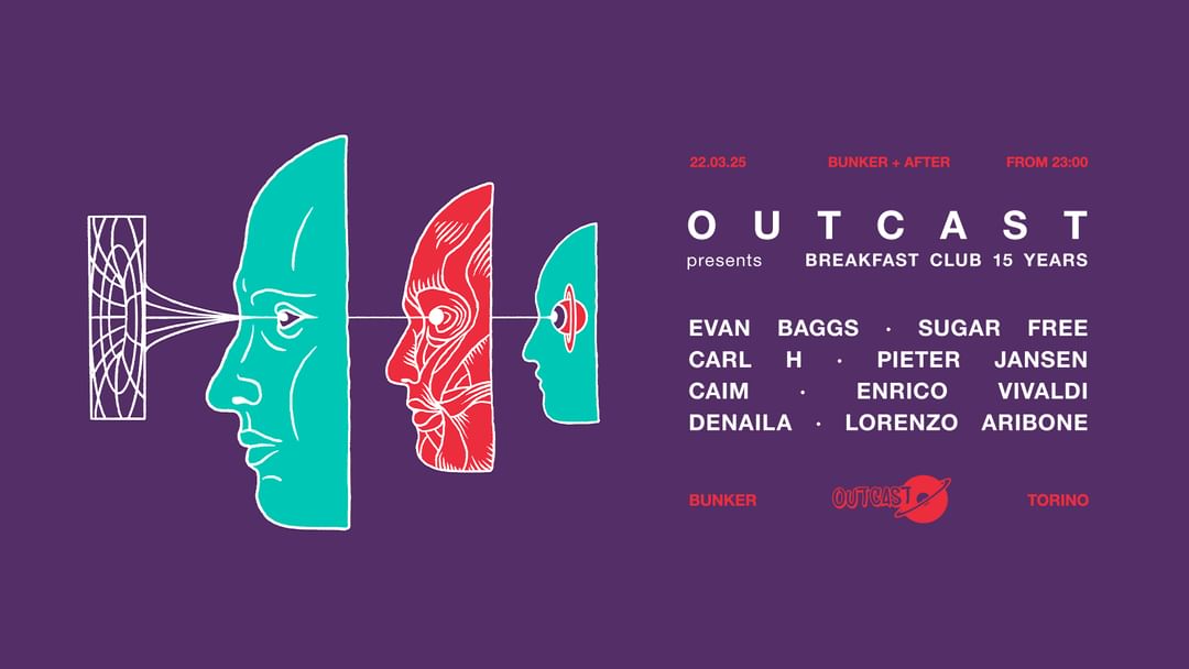 Outcast presents Breakfast Club 15-year tour @ Bunker event cover