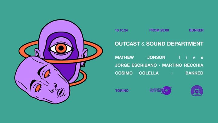 Cover for event: Outcast & Sound Department @ Bunker 