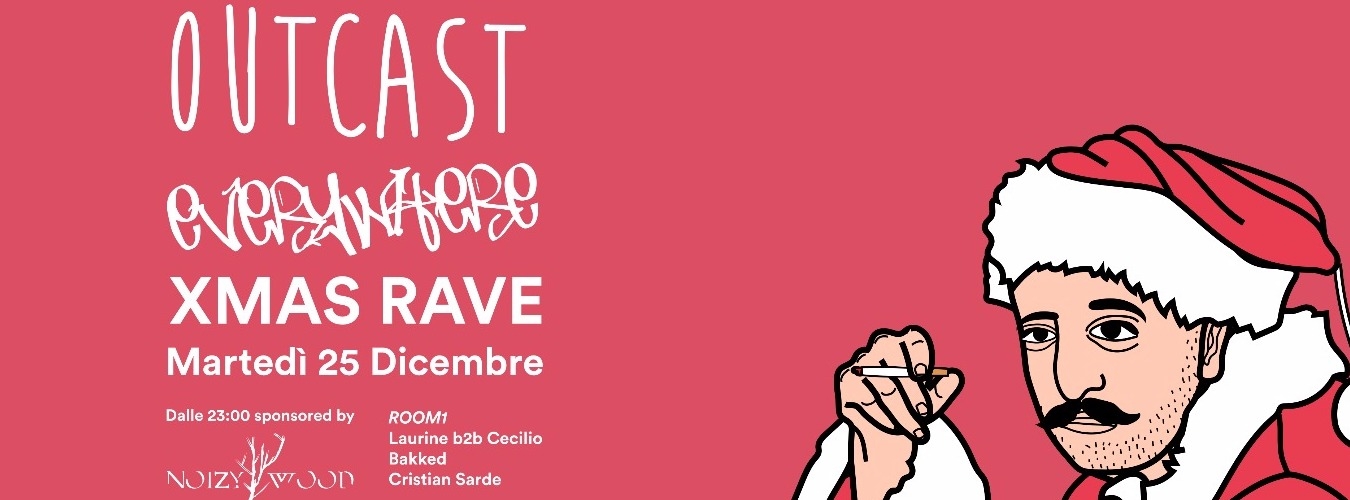 Outcast Xmas Rave with Slowlife spons. by Noizy Wood image