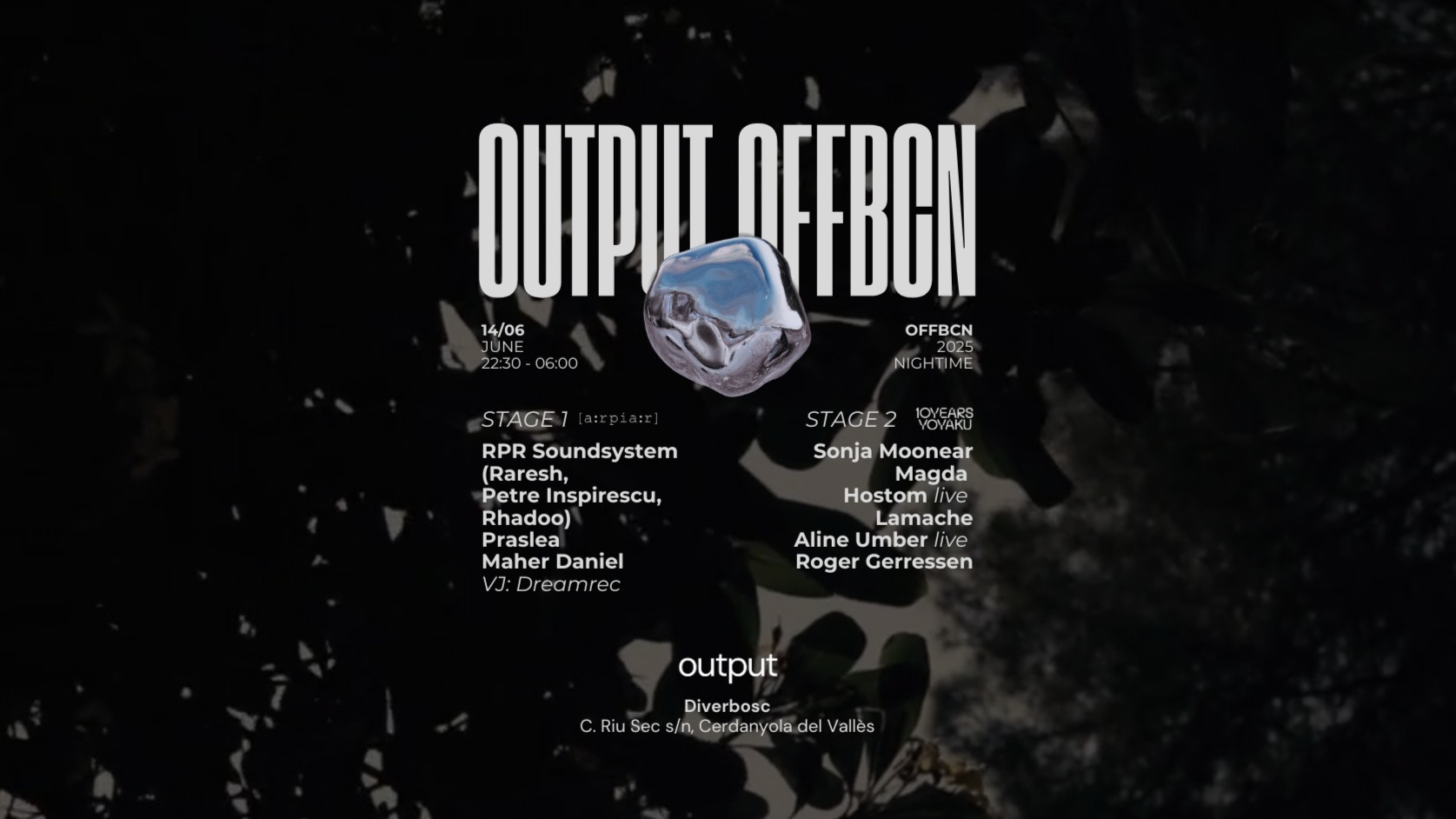 Output pres. a:rpia:r & Yoyaku 10th Anniversary image