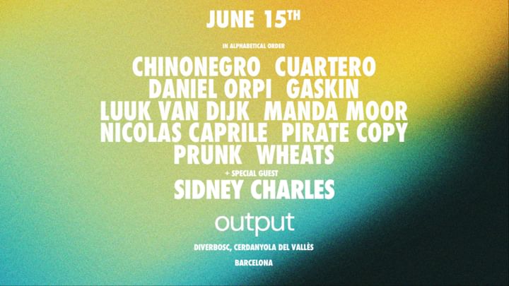 Cover for event: Output pres. Kaluki w/ Luuk Van Dijk b2b Sidney Charles, Cuartero, Manda Moor & more