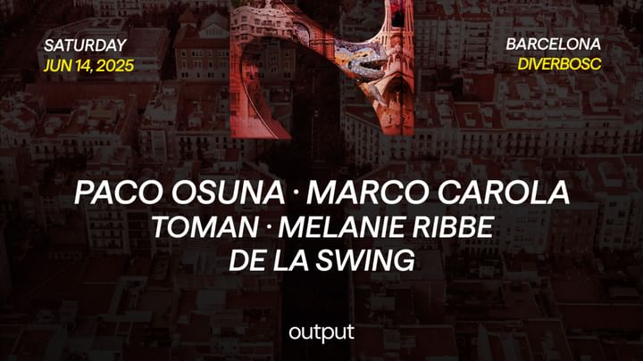 Cover for event: Output pres Nowhere by Paco Osuna w/ Marco Carola, Paco Osuna & more