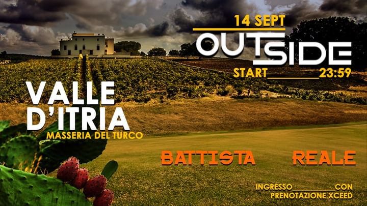 Cover for event: OUTSIDE - Masseria Del Turco