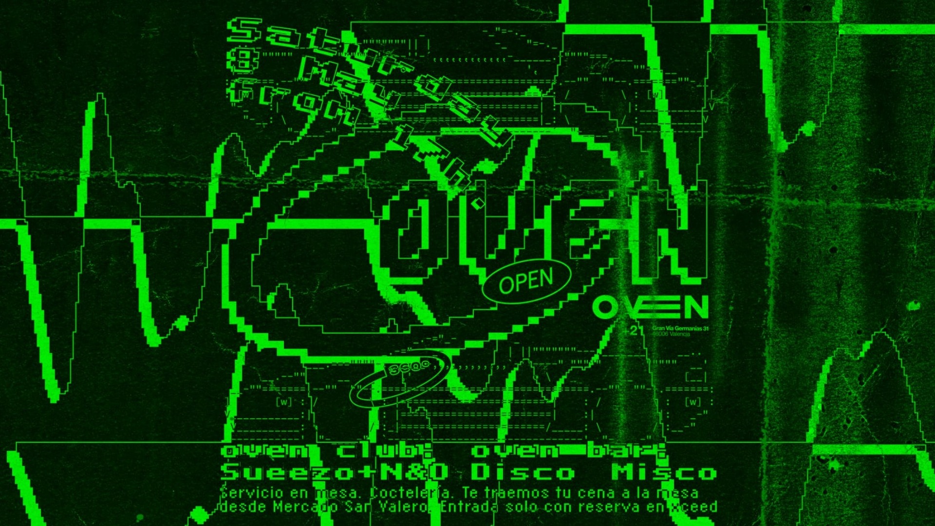 Oven club: Sueezo + N&O / Bar: Disco Misco