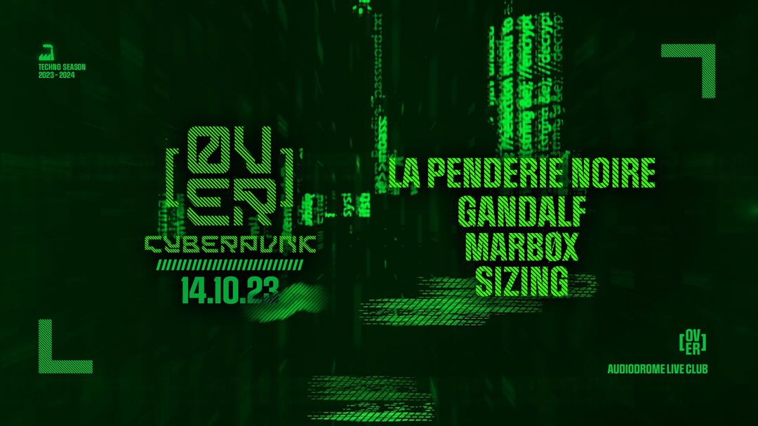 Cartel del evento [OVER] w/ La Penderie Noire