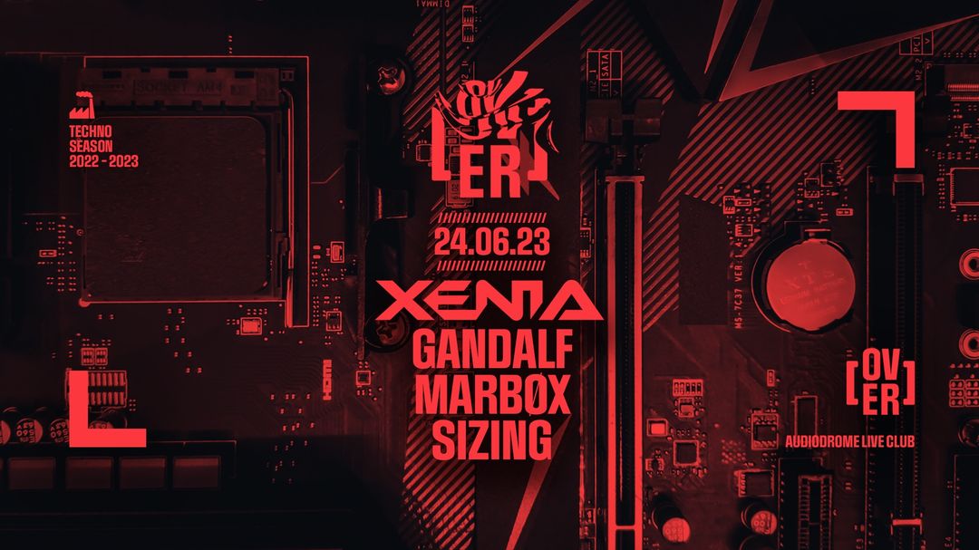Cartel del evento [OVER] w/ Xenia