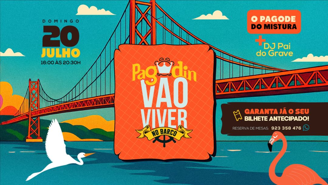 Pagodin #VaoViver no Barco! event cover